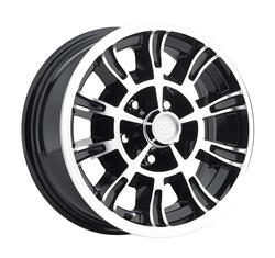 Scott Drake Legendary GT6 Alloy Machined Wheels with Black Accents LW66-50754A