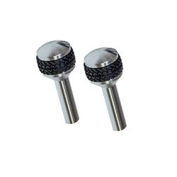 Scott Drake Door Lock Knobs C8TZ-6221850-BL