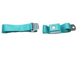 Scott Drake Push Button Seat Belts SB-AQ-PBSB