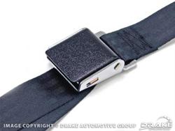 Scott Drake Black Wrinkle Seat Belts