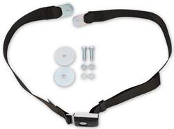 Scott Drake Push Button Seat Belts for 1964-1973 MUSTANG - SB-BK-PBSB