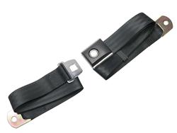 Scott Drake Push Button Seat Belts SB-BK-PBSB