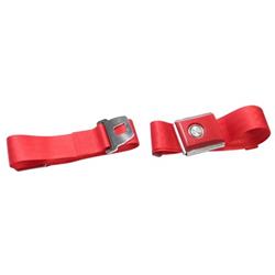 Scott Drake Push Button Seat Belts for 1964-1973 MUSTANG - SB-BR-PBSB