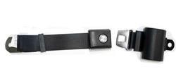 Scott Drake Push Button Seat Belts SB-BK-65-PBSB