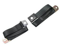 Scott Drake Push Button Seat Belts SB-BK-PBSB-72