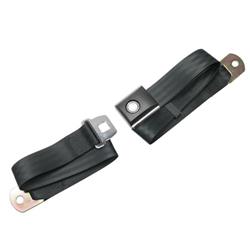 Scott Drake Push Button Seat Belts SB-BK-PBSB-72