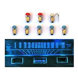 Scott Drake Instrument Panel LED Lights for 1964-1966 MUSTANG - SD-6456-GA-BL