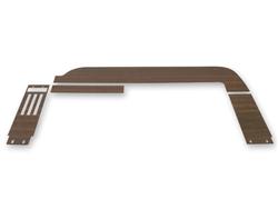 Scott Drake Woodgrain Vinyl Dash Inserts