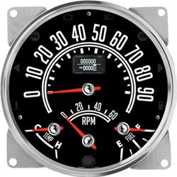 Speedhut CJ Jeep GPS Speedometer Cluster Gauge Kits CJ55-QG1