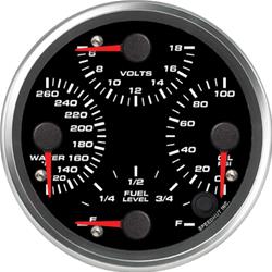 Speedhut Modern Series Quad Gauge Kits R45-QG2-REV
