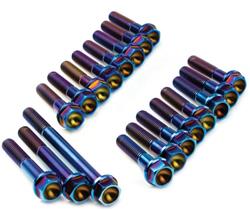 SpeedFactory Racing Titanium Transmission Case Bolts SF-02-075-KFWD/AWD-B