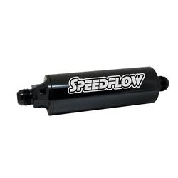 Speedflow 603 Mega Series 45 Microns Fuel Filter with -12 AN Inlet Size 603-045-PM1212-BLK