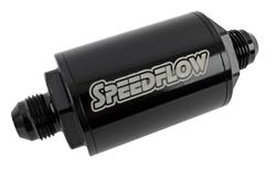 Speedflow Short Series AN Filters with -8 AN Inlet Size 601-010-08-BLK