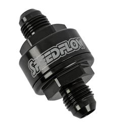Speedflow Micro Series AN Filters with -6 AN Inlet Size 600-06-BLK
