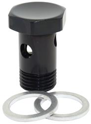 Speedflow USA Carburetor Inlet Fittings 725-M18-BLK