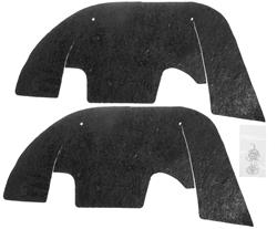 Soffseal Individual Position Weatherstripping Seals for 1969-1972 CHEVELLE, EL CAMINO - SS-5069