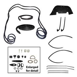 Soffseal Weatherstrip Kits for 1957 BEL AIR, ONE-FIFTY SERIES, TWO-TEN SERIES - SS-KIT113