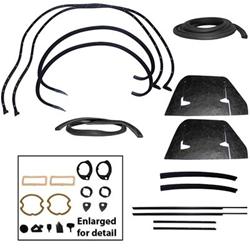 Soffseal Weatherstrip Kits for 1963 IMPALA - SS-KIT217