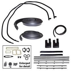 Soffseal Weatherstrip Kits for 1964 CHEVY II - SS-KIT406