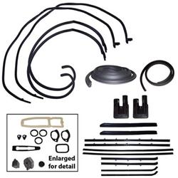 Soffseal Weatherstrip Kits for 1966 CHEVY II - SS-KIT408