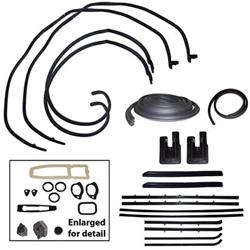 Soffseal Weatherstrip Kits for 1967 CHEVY II - SS-KIT409