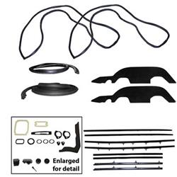 Soffseal Weatherstrip Kits for 1967 CHEVELLE - SS-KIT520