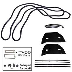 Soffseal Weatherstrip Kits for 1965 EL CAMINO - SS-KIT529