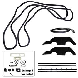 Soffseal Weatherstrip Kits for 1966 EL CAMINO - SS-KIT530