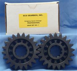 SCS Gearbox 10-Spline Professional Series Quick-Change Gears 1-PRO