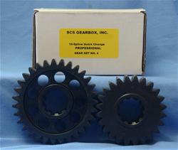 SCS Gearbox 10-Spline Professional Series Quick-Change Gears 4-PRO