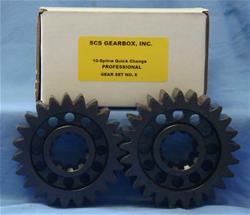 SCS Gearbox 10-Spline Professional Series Quick-Change Gears 6-PRO