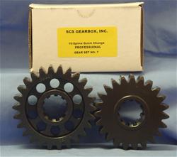 SCS Gearbox 10-Spline Professional Series Quick-Change Gears 7-PRO