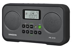 Sangean PR-D19 Series Portable AM/FM Radios PR-D19BK