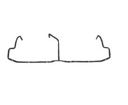 Sherman Grille Mounting Brackets for 2006-2009 RAM 1500, RAM 2500, RAM 3500 - SHE331-98-2