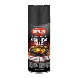 Krylon High-Heat Paint 12 Oz. Gloss Black 16070