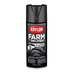 Krylon Farm & Implement Paint 12 Oz. Gloss Black 1931