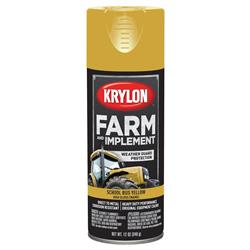 Krylon Farm & Implement Paint 12 Oz. Gloss Yellow 1957