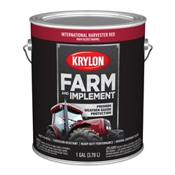 Krylon Farm & Implement Paint 1 Gallon Gloss Red 1964