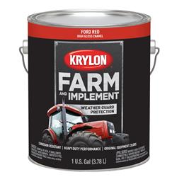 Krylon Farm & Implement Paint 1 Gallon Gloss Red 1972