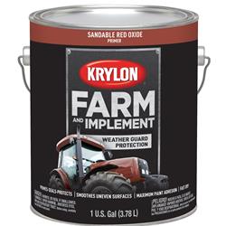Krylon Farm & Implement Paint 1 Gallon Flat Red 1982