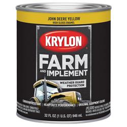 Krylon Farm & Implement Paint 1 Quart Gloss Yellow 2025