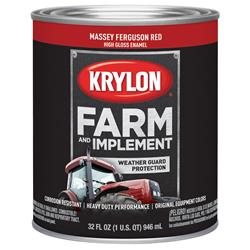 Krylon Farm & Implement Paint 1 Quart Gloss Red 2026