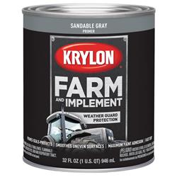 Krylon Farm & Implement Paint 1 Quart Flat Gray/Silver 2039