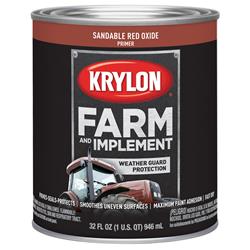 Krylon Farm & Implement Paint 1 Quart Flat Red 2040