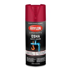 Krylon OSHA Color Paint 12 Oz. Gloss Red 2116