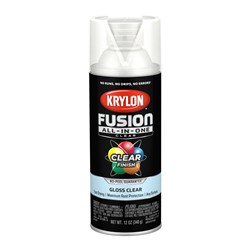 Krylon Fusion All-In-One Spray Paint 12 Oz. Gloss Clear 2705