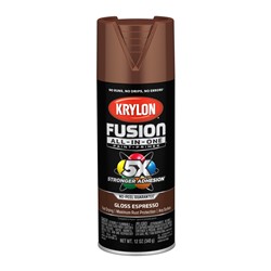 Krylon Fusion All-In-One Spray Paint 12 Oz. Gloss Brown 2707