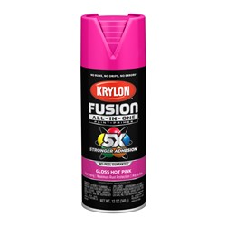 Krylon Fusion All-In-One Spray Paint 12 Oz. Gloss Pink 2708
