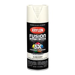 Krylon Fusion All-In-One Spray Paint 12 Oz. Gloss White 2711