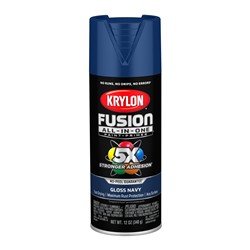 Krylon Fusion All-In-One Spray Paint 12 Oz. Gloss Blue 2714